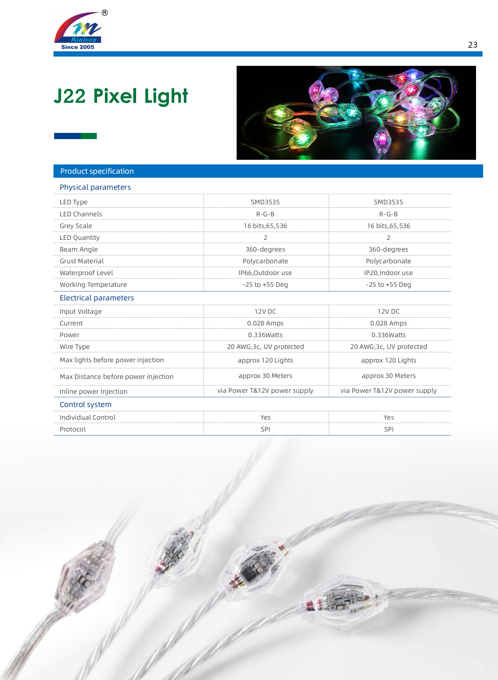 J22 Pixel Light — Минлеон