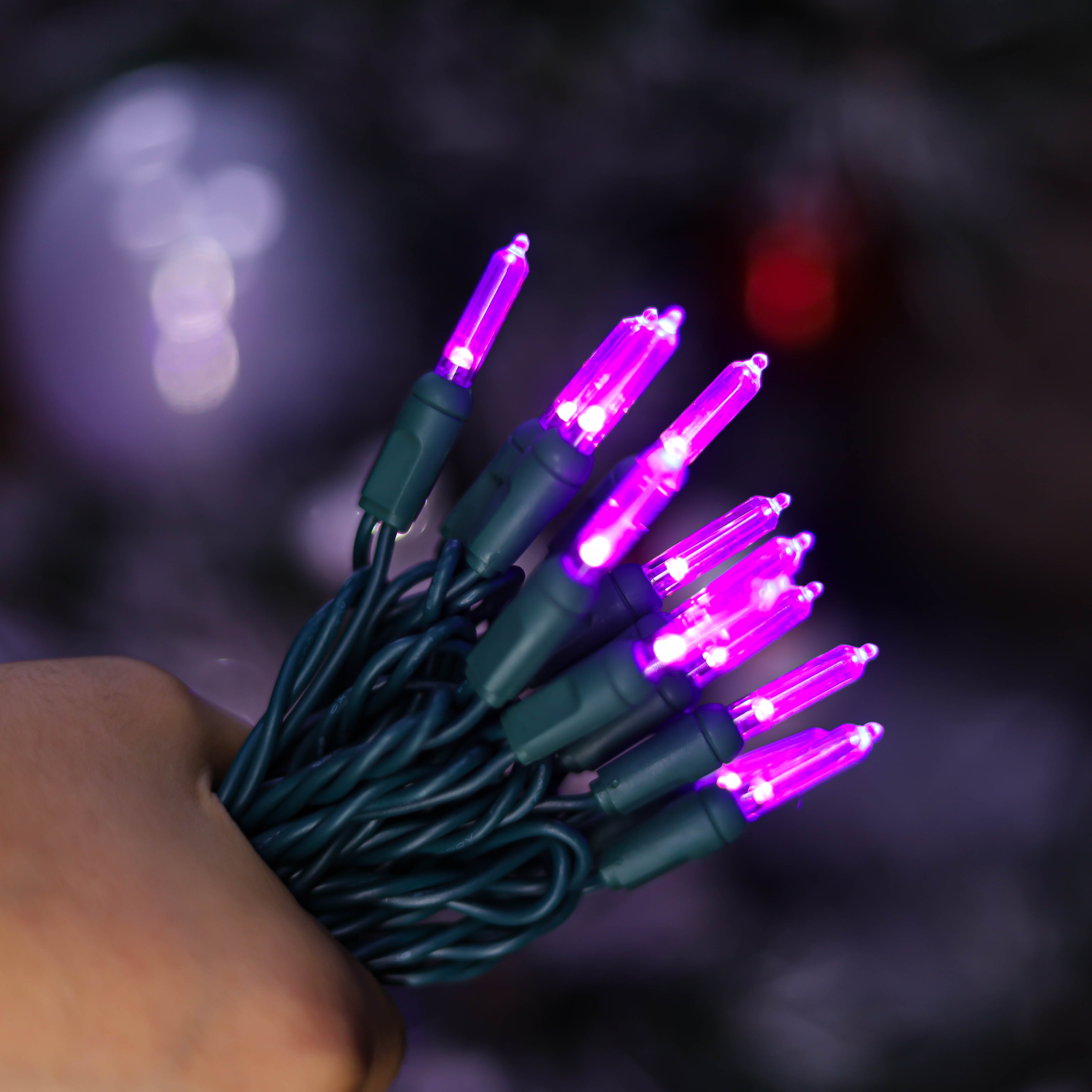 Светодиодные гирлянды UL T5 Фиолетовый рождественский свет Хэллоуинский свет