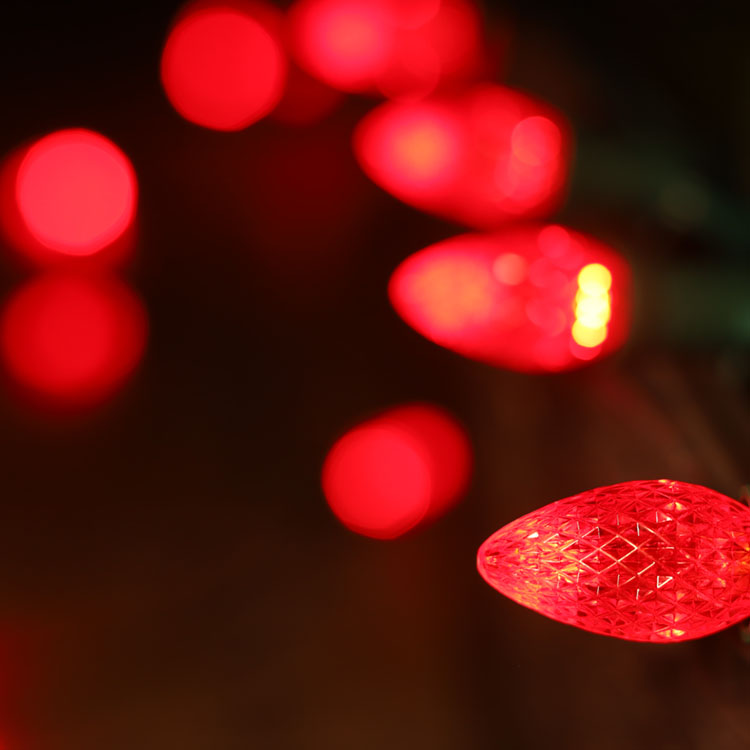Водонепроницаемые красные светодиодные лампы для замены внутри и снаружи помещений