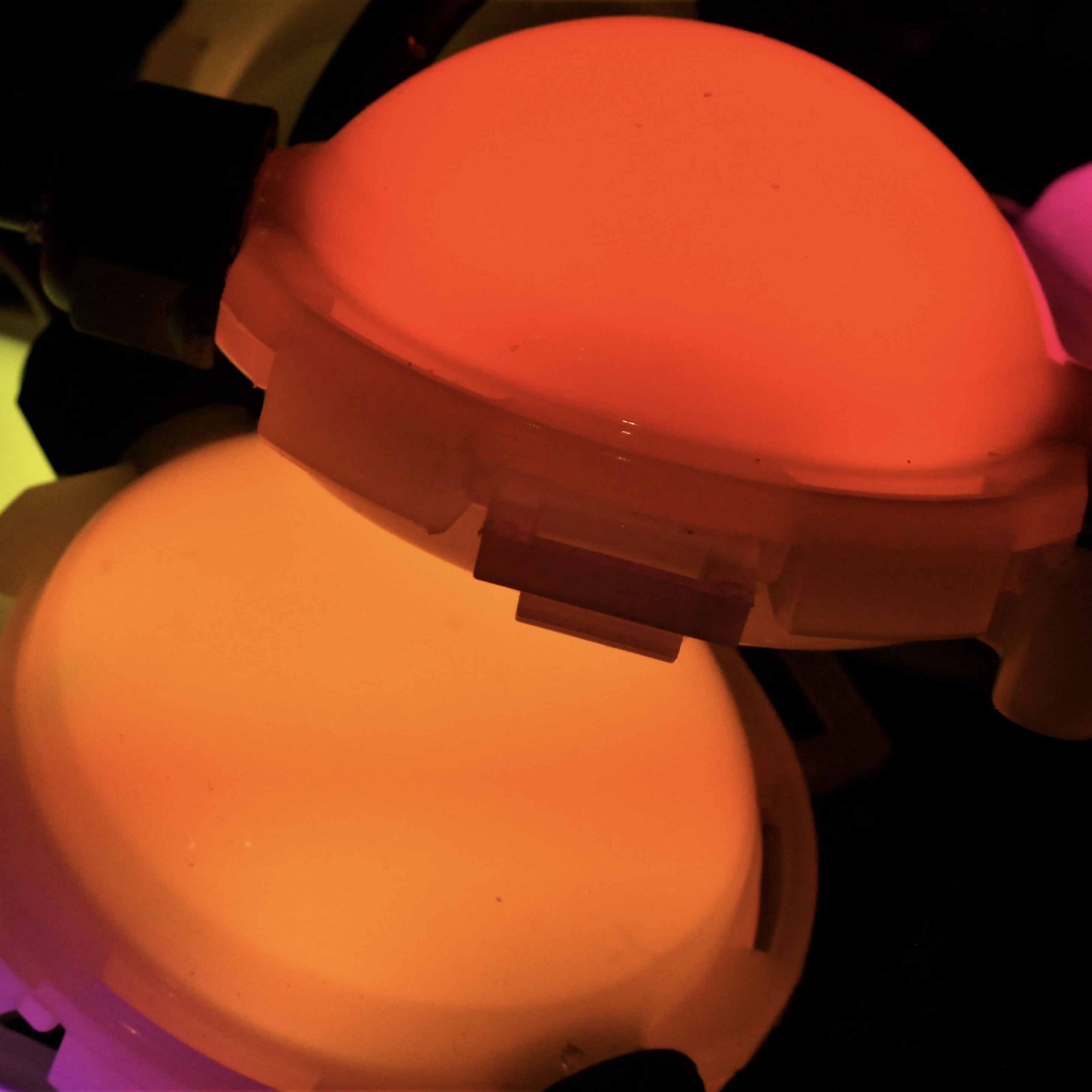 Водонепроницаемый купольный пиксельный светильник RGB, 24 В