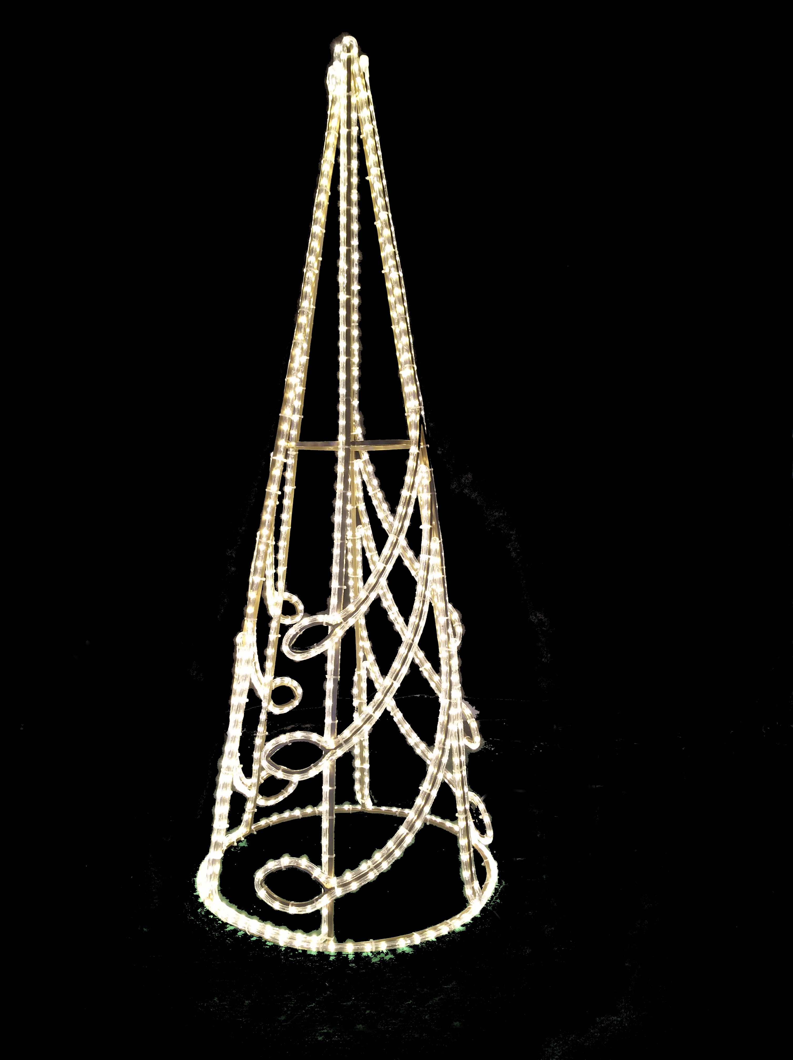 Открытые коммерческие светильники деревьев