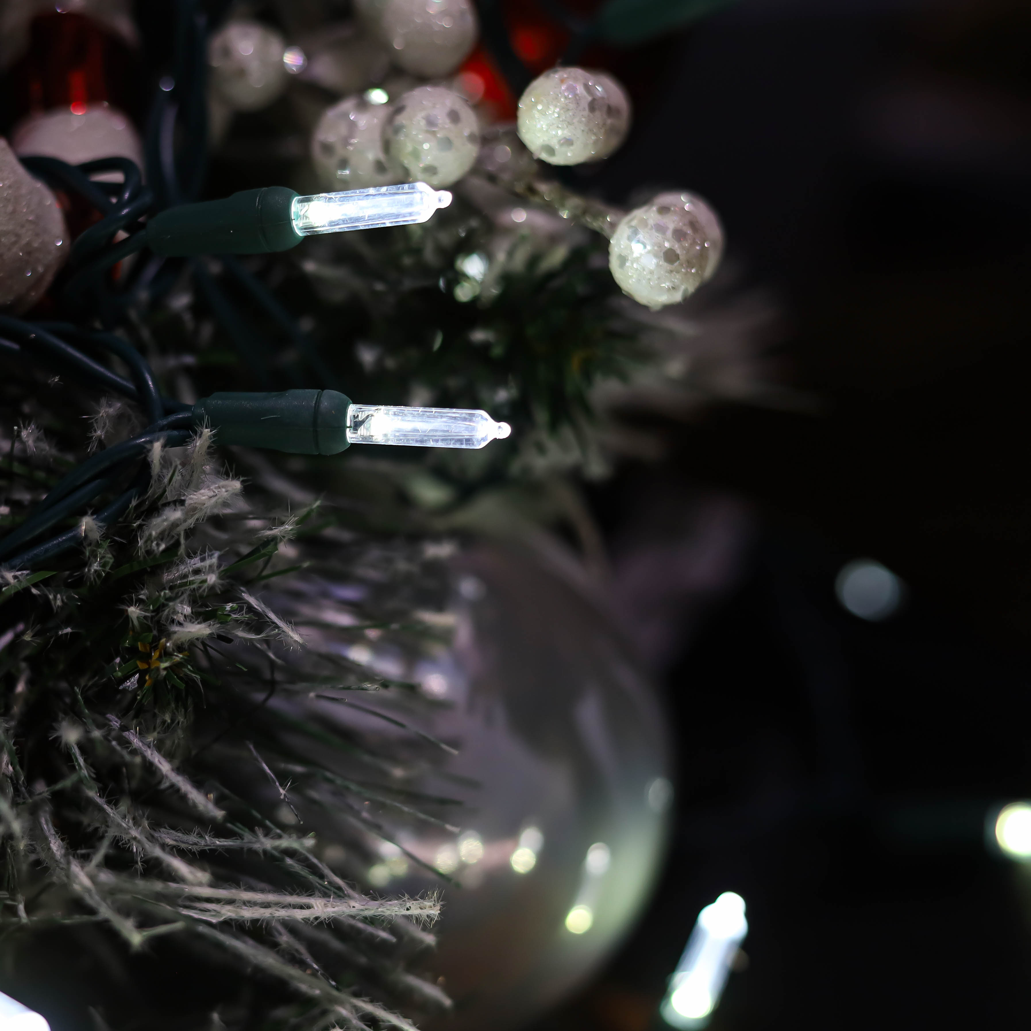 T5 Светодиодные гирлянды UL Холодный белый рождественский светильник для наружного использования