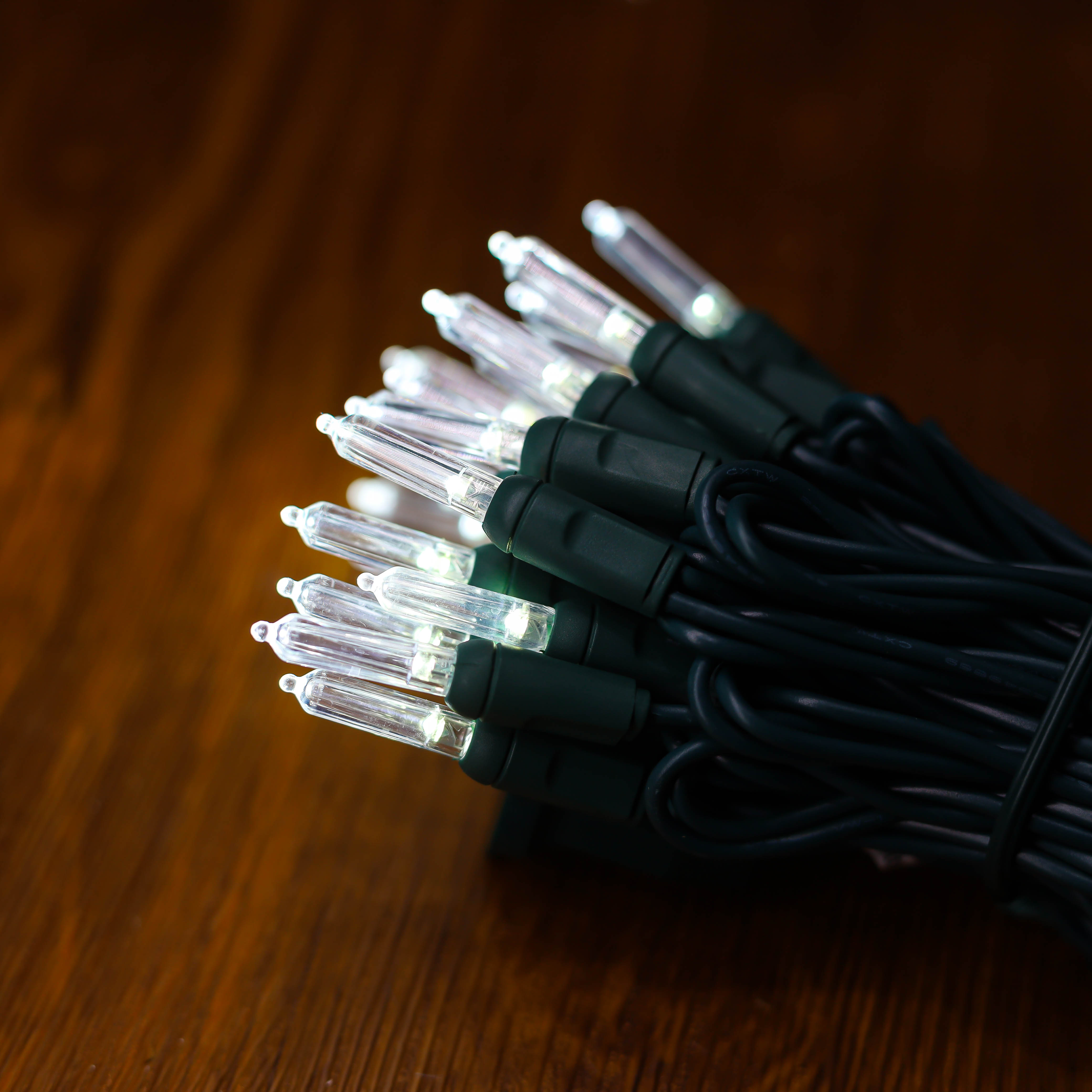 T5 Светодиодные гирлянды UL Холодный белый рождественский светильник для наружного использования