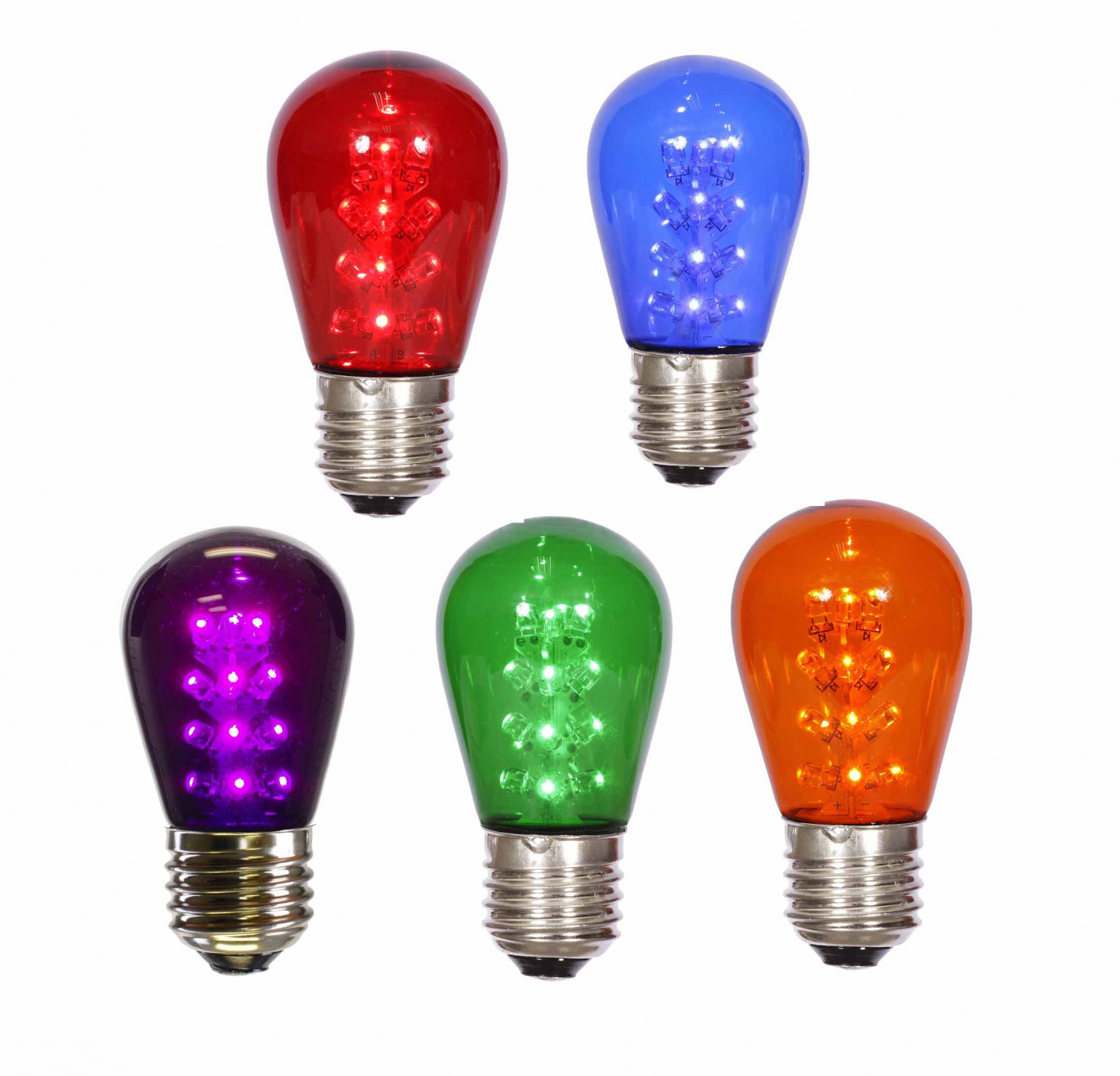 S14 E26 Граненые светодиодные лампы