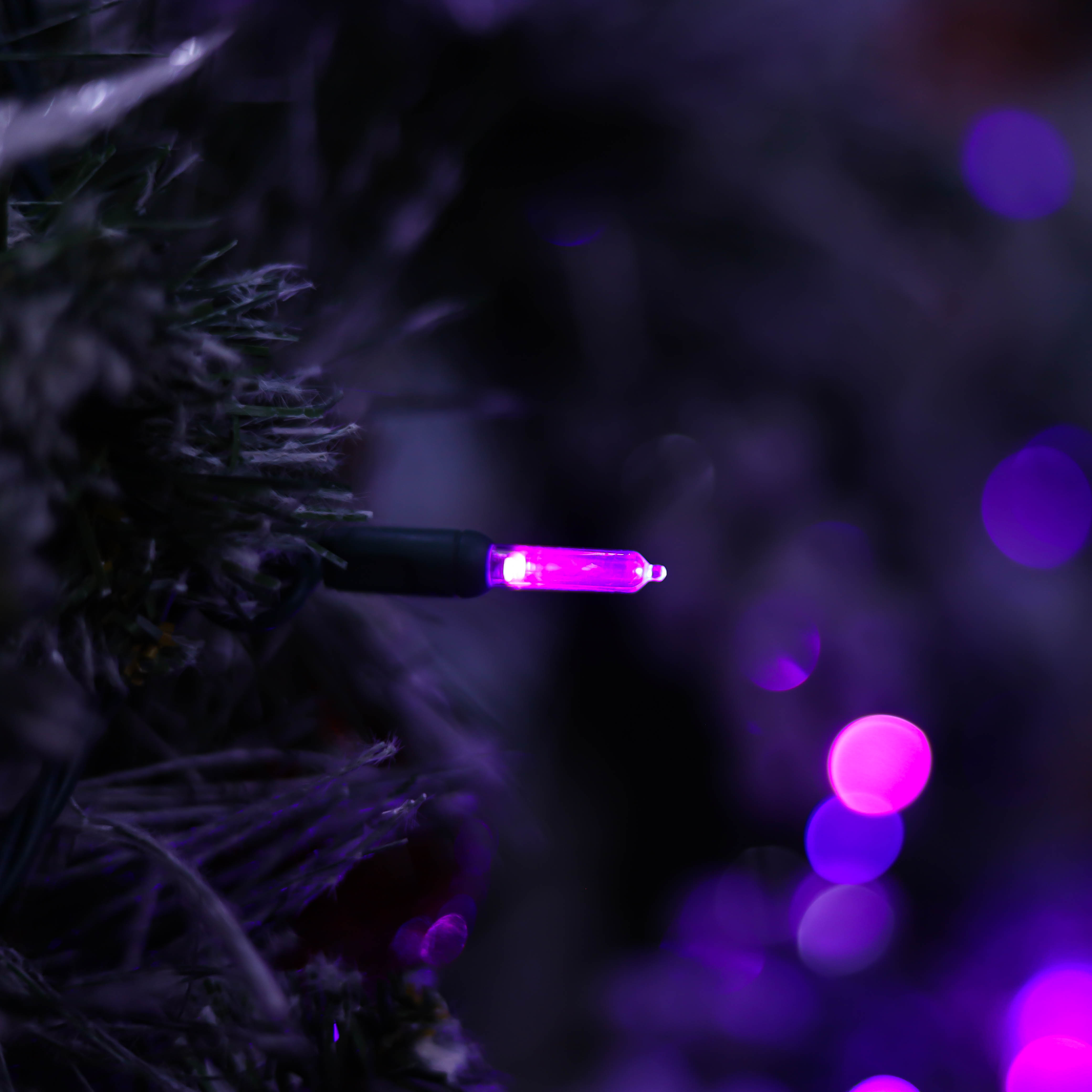 Светодиодные гирлянды UL T5 Фиолетовый рождественский свет Хэллоуинский свет