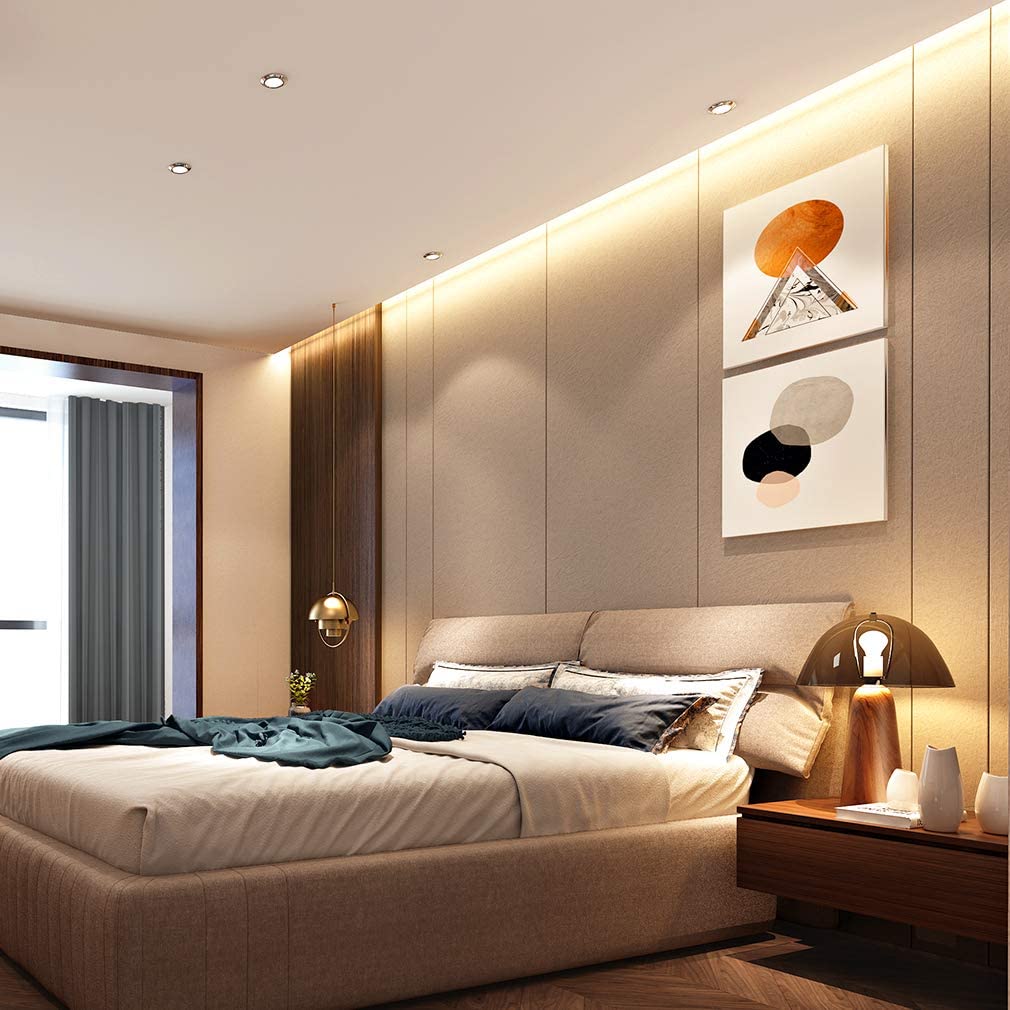 12V теплый белый неоновый свет веревки