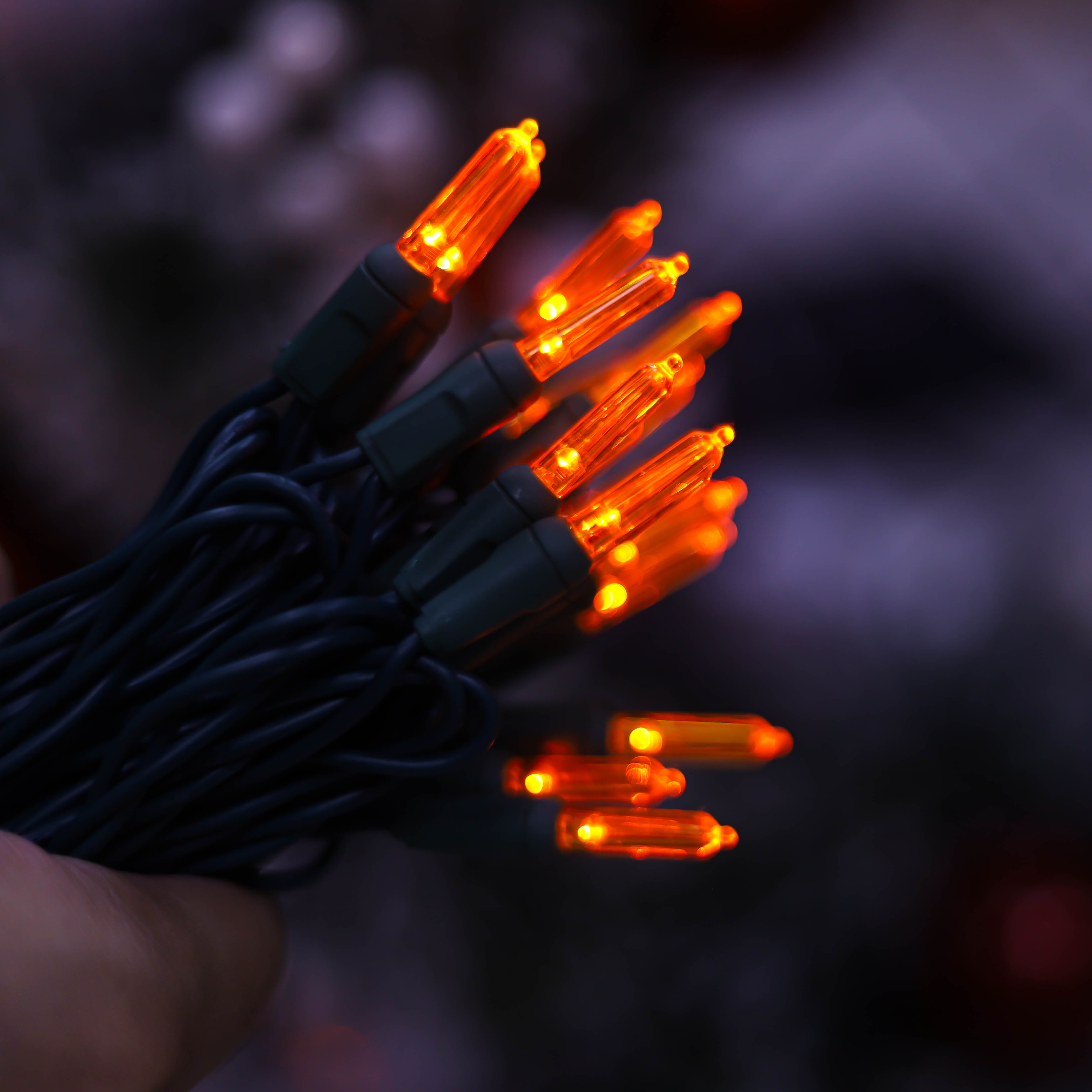 T5 UL Orange Christmas Led String Lights Lights