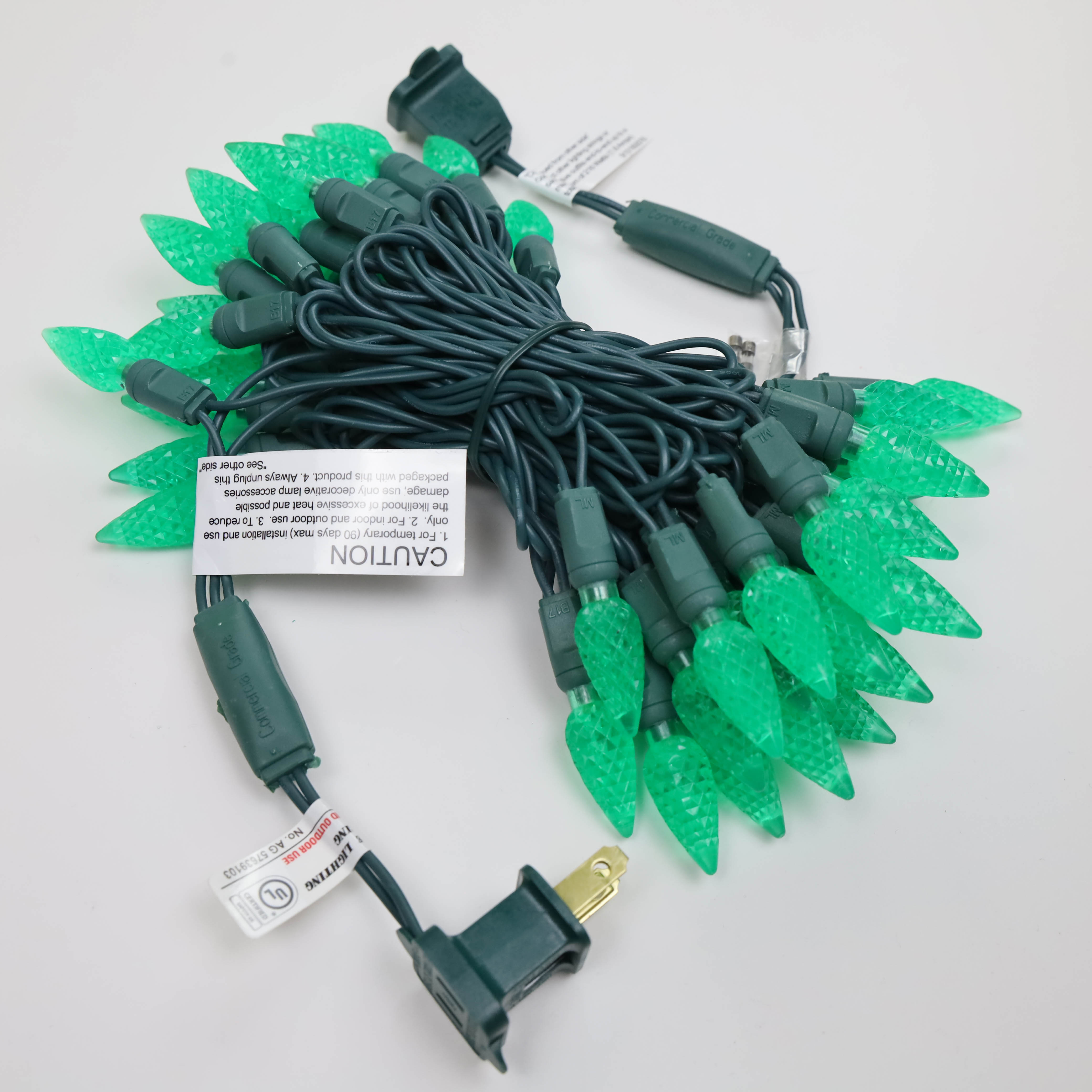 UL C6 Клубнично-зеленые светодиодные гирлянды 