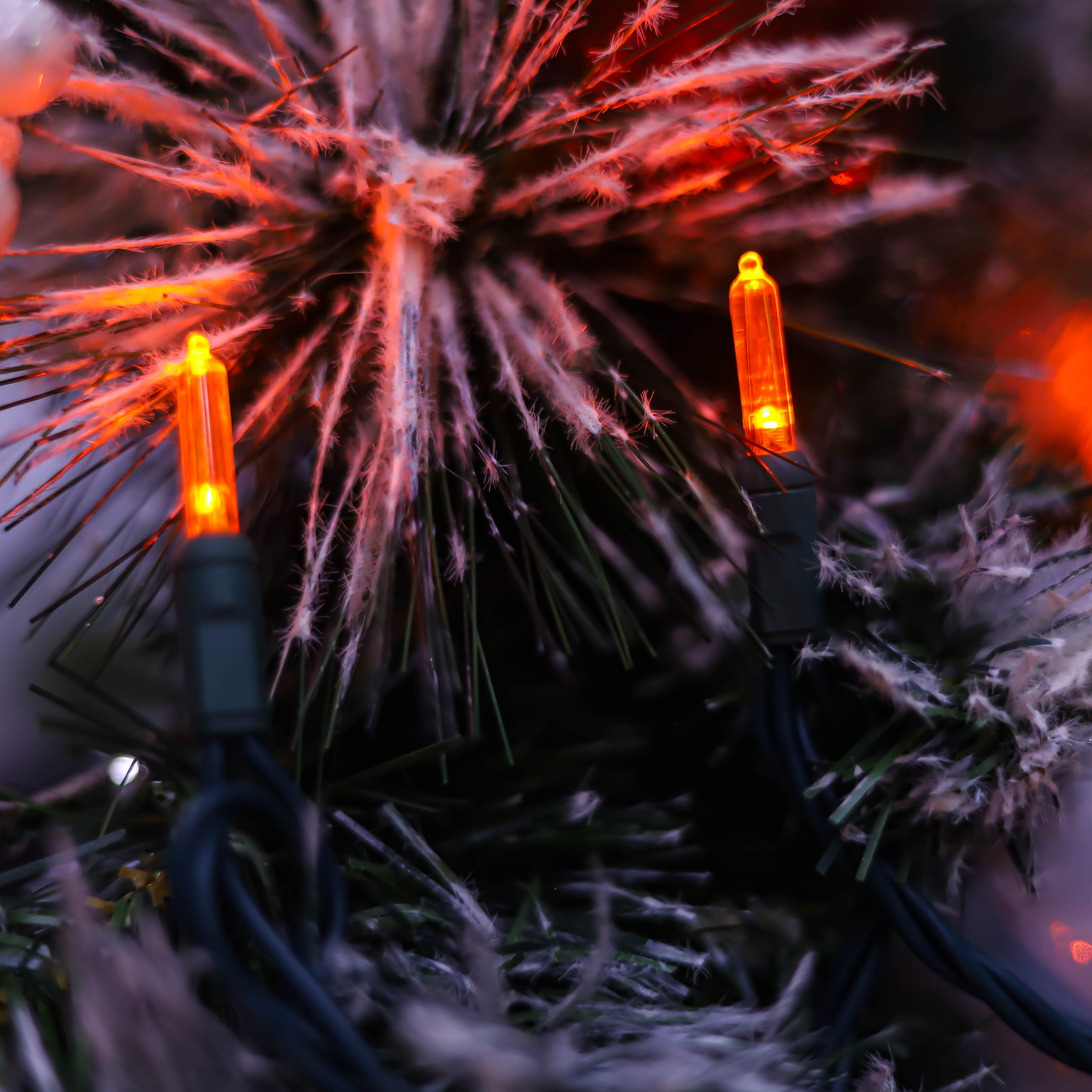 T5 UL Orange Christmas Led String Lights Lights