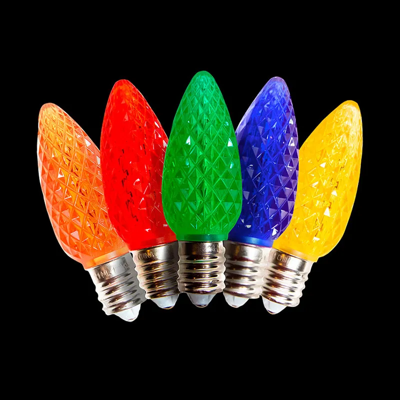 UL C9 Minleon Светодиодные сменные лампы Multi Christmas Bulb