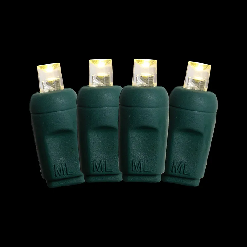 70L 5MM традиционные теплые белые светодиодные рождественские гирлянды с интервалом 4 дюйма на открытом воздухе водонепроницаемый IP65