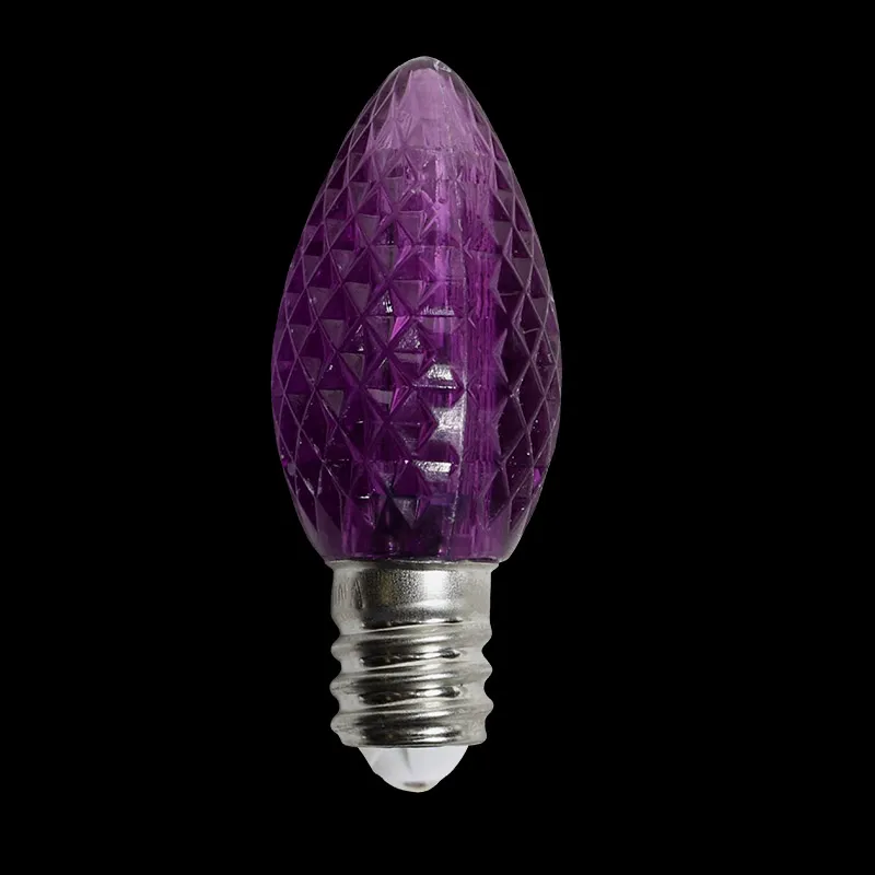 Сменные светодиодные лампы UL Purple C7, 120 В