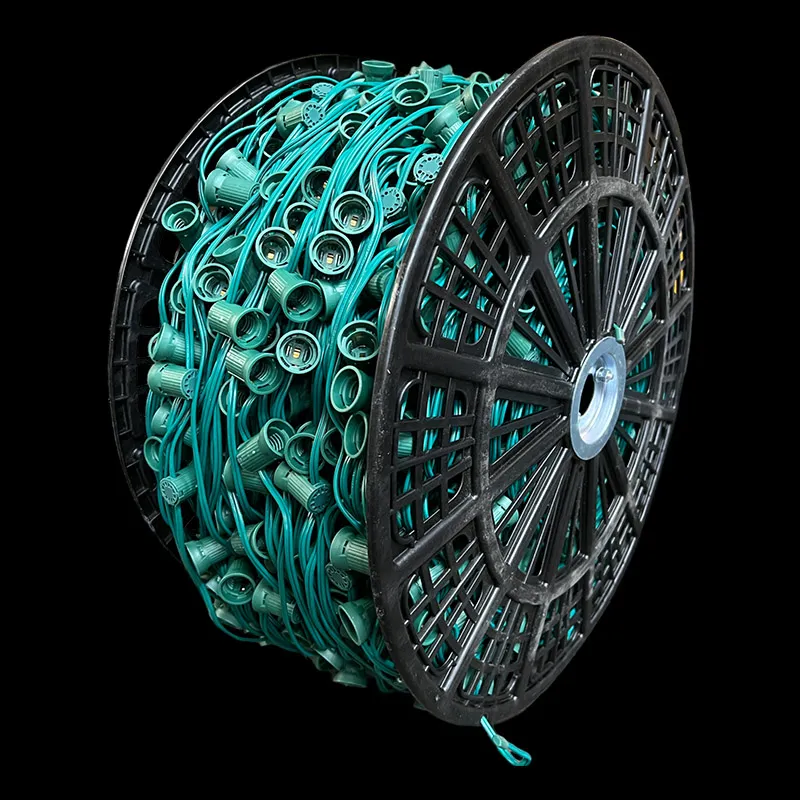 Розетка C9 SPT-1, 500 футов, шаг 12 дюймов, зеленый