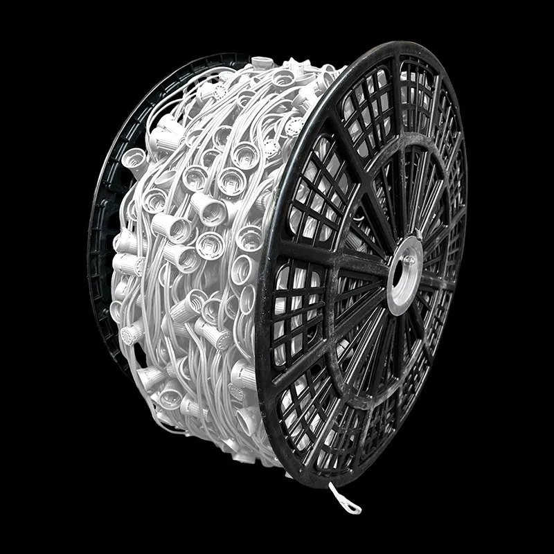 1000 футов C7 SPT-1 Розеточный шнур с шагом 12 дюймов — белый