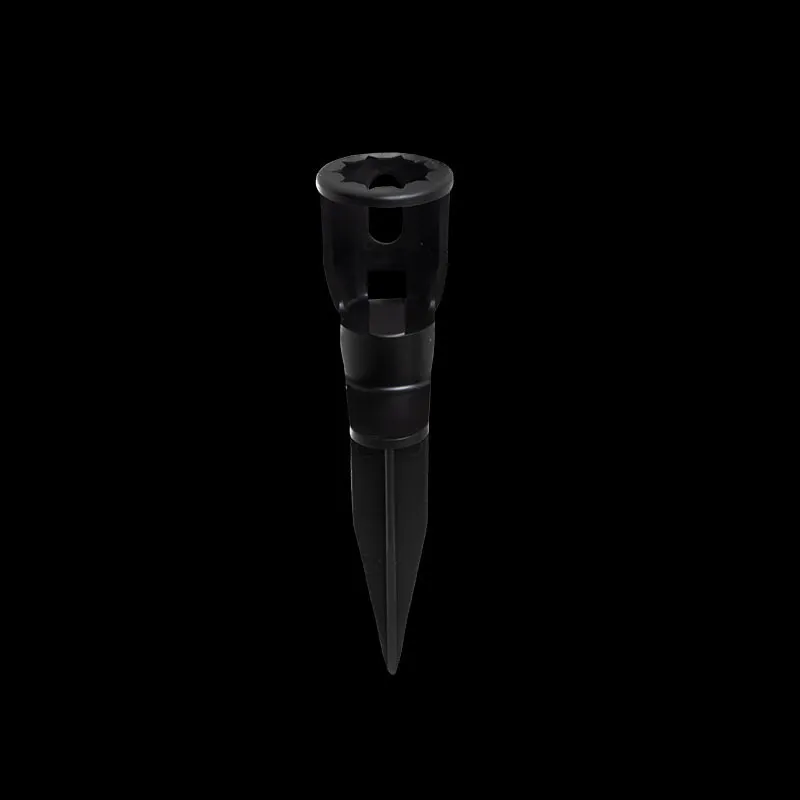 Круглая верхняя часть колышка C9 5 дюймов — черная